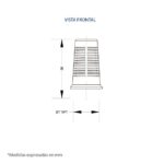 FILTRO MARACA 1" PLASTICO FP 01M110